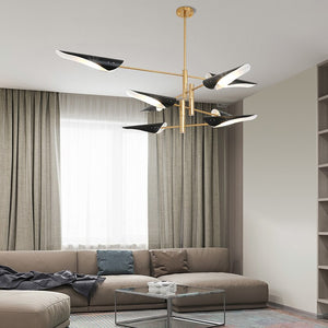 Nordic Pendant Chandelier: Stylish Lighting Fixture-Ceiling Chandelier