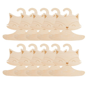 Nordic Style Baby Cute Fox Wooden Clothes Hanger-0