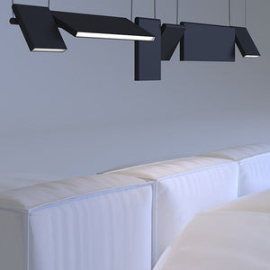 Novelty Art LED Light for Showrooms and Offices-Kitchen Island