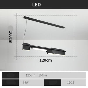 Novelty Art LED Light for Showrooms and Offices-Kitchen Island