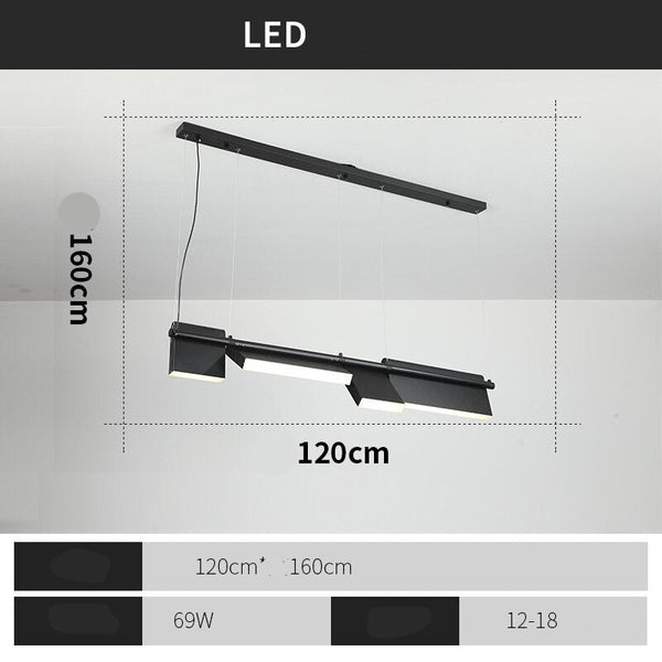 Novelty Art LED Light for Showrooms and Offices-Kitchen Island