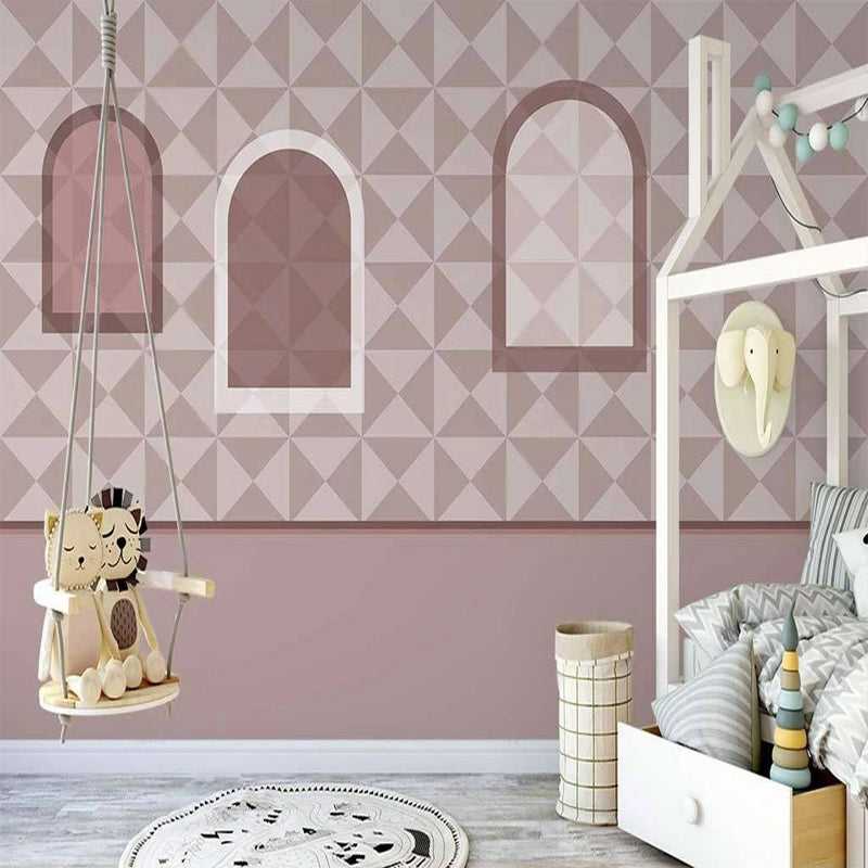 Nursery Wallpaper Peel and Stick - Windows Open-Kids Room Wallpaper