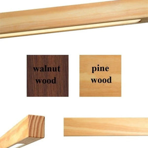 Oak Wood Ceiling Bar Wooden LED Pendant Light-Kitchen Island