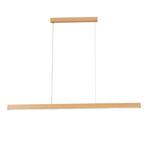 Oak Wood Ceiling Bar Wooden LED Pendant Light-Kitchen Island