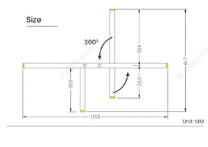 Oak Wood Kitchen Island LED Light Bar-Kitchen Island