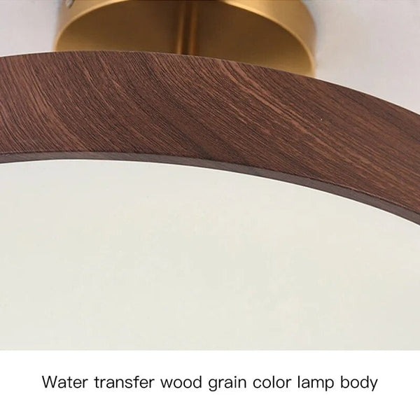 Oak Wood Pendant Ceiling Light-Pendant Lights