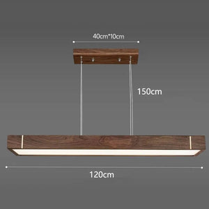 Oak Wood Slate Kitchen Island Lighting-Kitchen Island