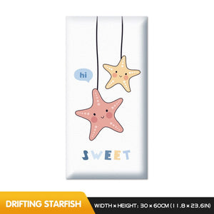 Ocean Creatures Kids Wall Padded Safety Cushions-Anti Collision Padded Wall Stickers