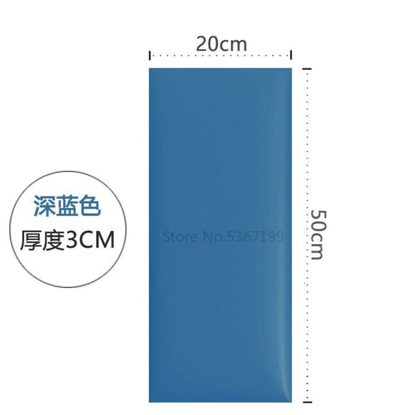 Ocean Waves Kids Wall Padded Safety Cushions-Anti Collision Padded Wall Stickers