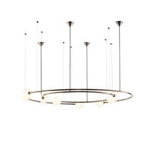 Orbit Glass Ball LED Pendant Chandelier-Ceiling Chandelier