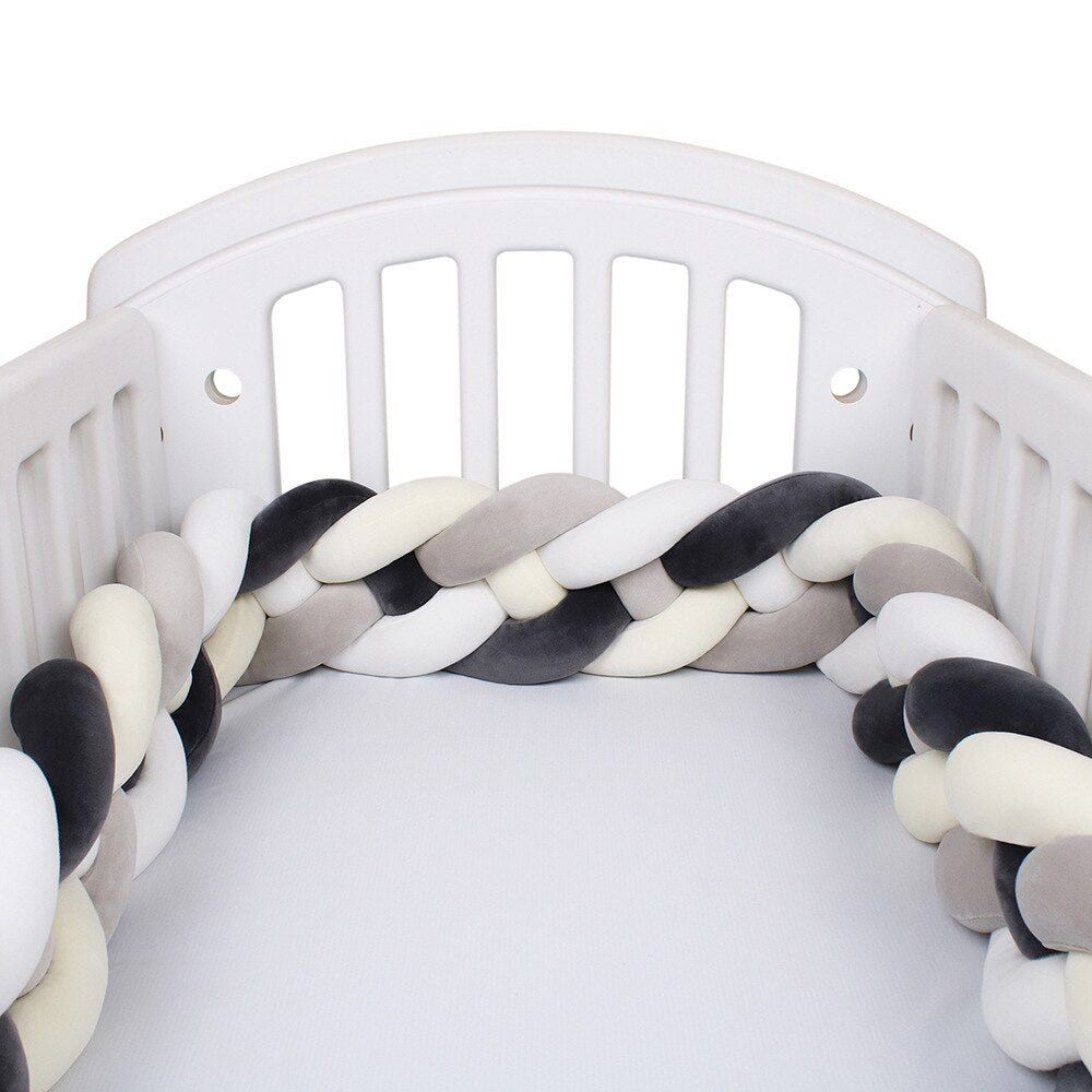 Organic Cotton Cot Bumper: Cot Bumper for Babies-Crib Bumper