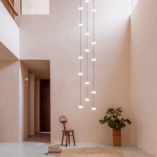 Oval Pendant Chandelier - Illuminate Your Space-Staircase Chandelier