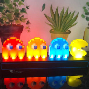 Pac Man Ghost Light Table Lamp-Kids Room Nursery Lighting
