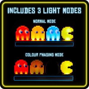 Pac Man Ghost Light Table Lamp-Kids Room Nursery Lighting