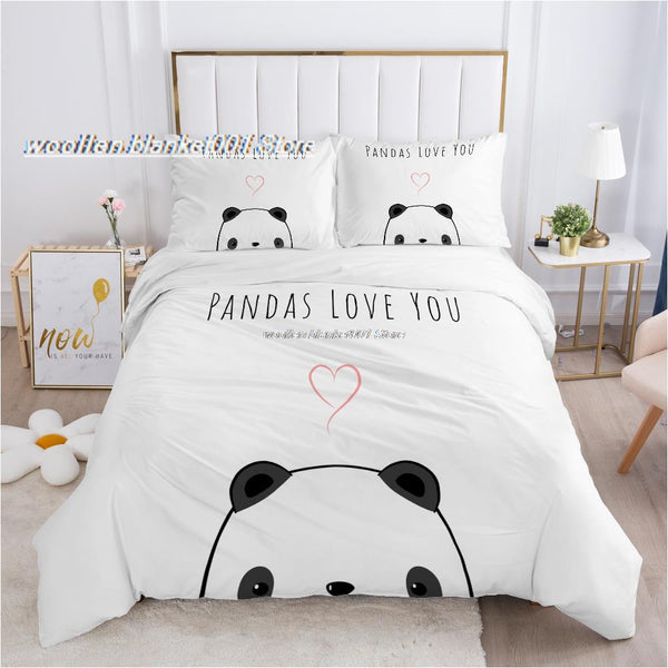 Panda Bedding Set - Kids Bedding for Ultimate Comfort-Bedding Set Kids