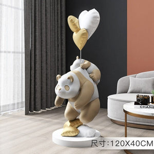 Panda Statue: A Majestic and Adorable Home Décor-Statue & Ornaments