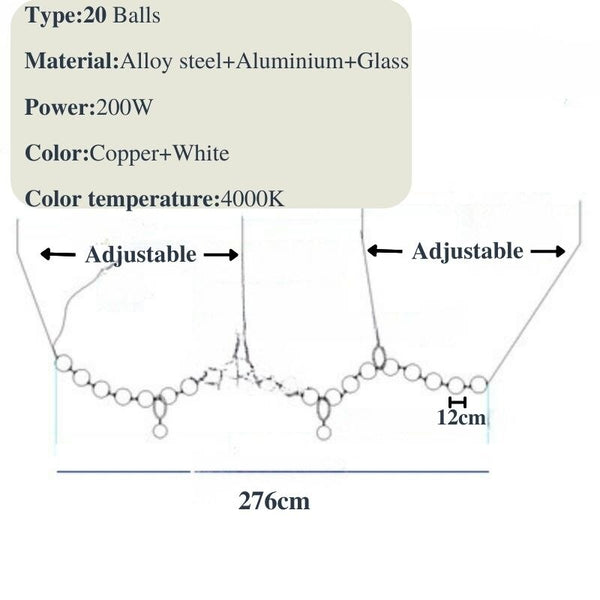 Pearl Globe Chandelier: Exquisite Lighting Fixture-Chandeliers