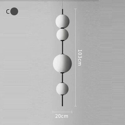 Pendant Lights Grape Lustre Glass Ball Hanging Lamp-Pendant Lights