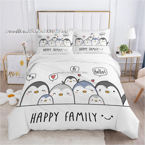 Penguin Bedding Set - Exclusive Collection-Bedding Set Kids