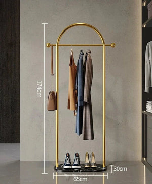 Perchero Designer Floor Standing Coat Racks-Drying Racks & Hangers