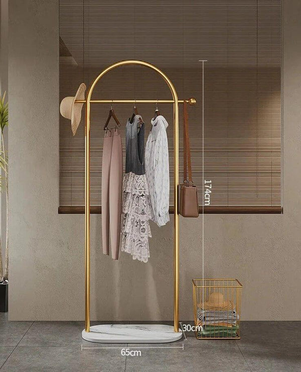 Perchero Designer Floor Standing Coat Racks-Drying Racks & Hangers