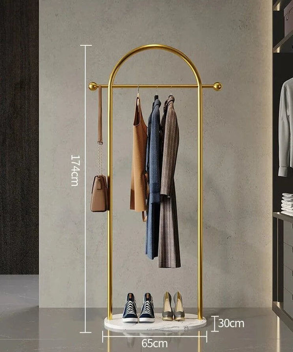 Perchero Designer Floor Standing Coat Racks-Drying Racks & Hangers