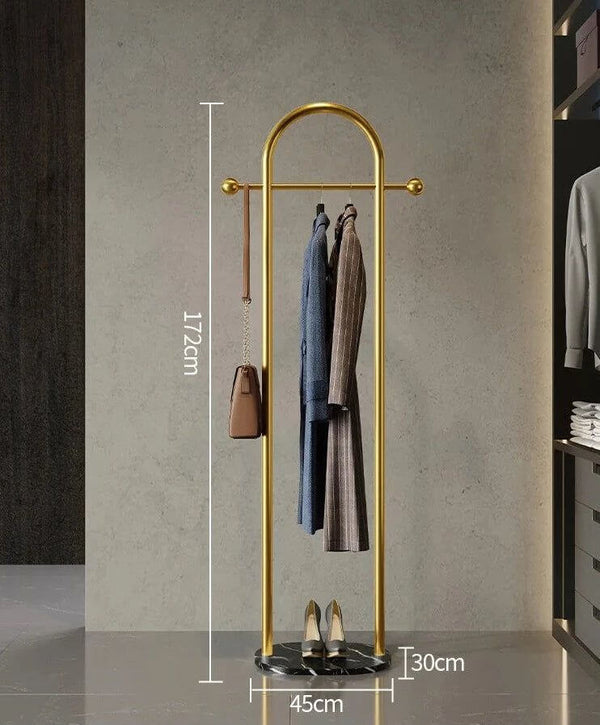 Perchero Designer Floor Standing Coat Racks-Drying Racks & Hangers