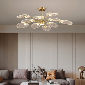 Petals Chandelier: Illuminate Your Space with Grace-Ceiling Chandelier