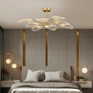 Petals Chandelier: Illuminate Your Space with Grace-Ceiling Chandelier