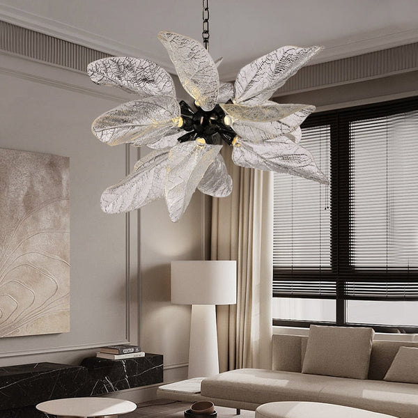 Petals Nest Crystal Chandelier: Stunning Home Lighting-Ceiling Chandelier