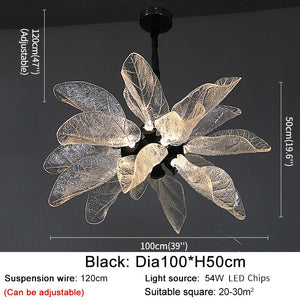 Petals Nest Crystal Chandelier: Stunning Home Lighting-Ceiling Chandelier