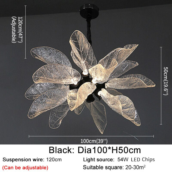 Petals Nest Crystal Chandelier: Stunning Home Lighting-Ceiling Chandelier