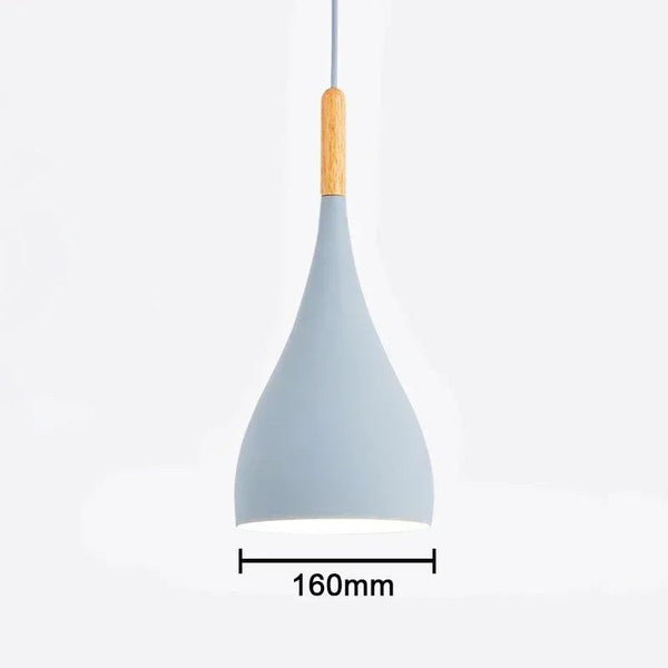 Pine Wood Hanging Lustre Pendant Light - Embrace Natural Elegance-Pendant Lights