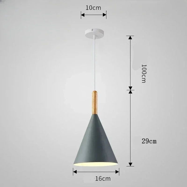 Pine Wood Hanging Lustre Pendant Light - Embrace Natural Elegance-Pendant Lights