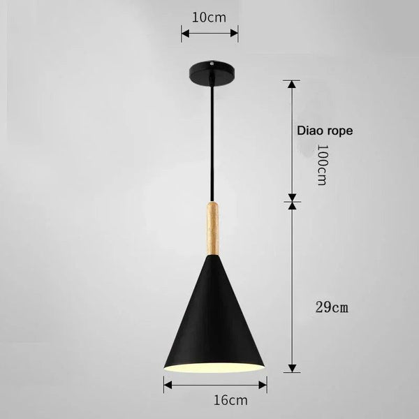 Pine Wood Hanging Lustre Pendant Light - Embrace Natural Elegance-Pendant Lights