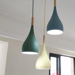 Pine Wood Hanging Lustre Pendant Light - Embrace Natural Elegance-Pendant Lights