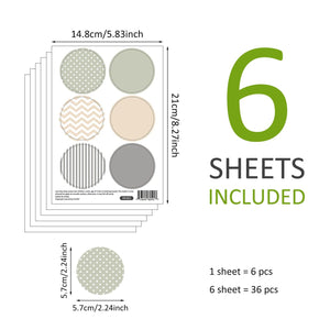 Pink Boho Heart Wall Stickers - Removable Nursery Decals for Girls' Bedroom-