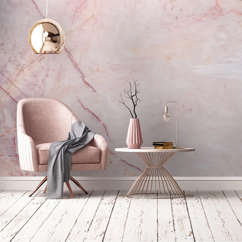 Pink Marble Effect Wallpaper: Stylish & Elegant Décor-Marble Design Wallpaper