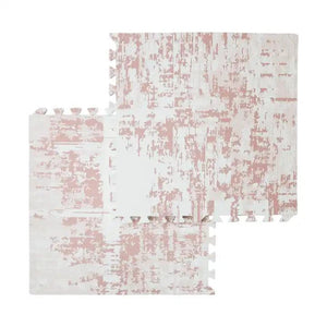Pink Marble Puzzle Play Mat Tiles – Soft Foam Baby Play Mats-Toddler Play Mats