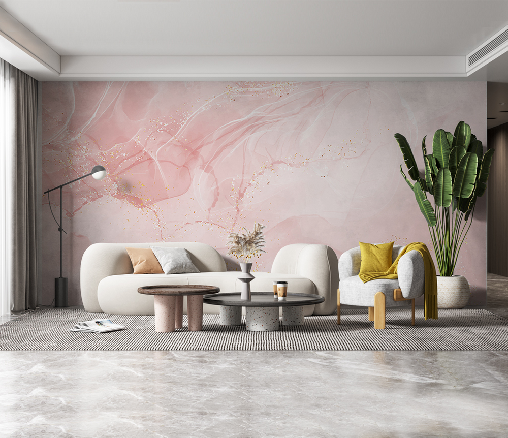 Pink Marble Stone - Marble Wallpaper Murals-Marble Design Wallpaper