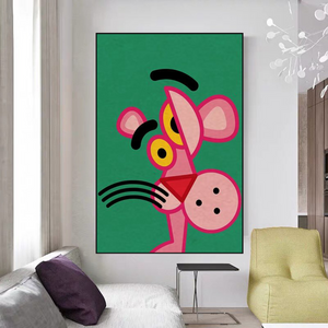 Pink Panther Canvas Art: Express Your Style-Wall Posters