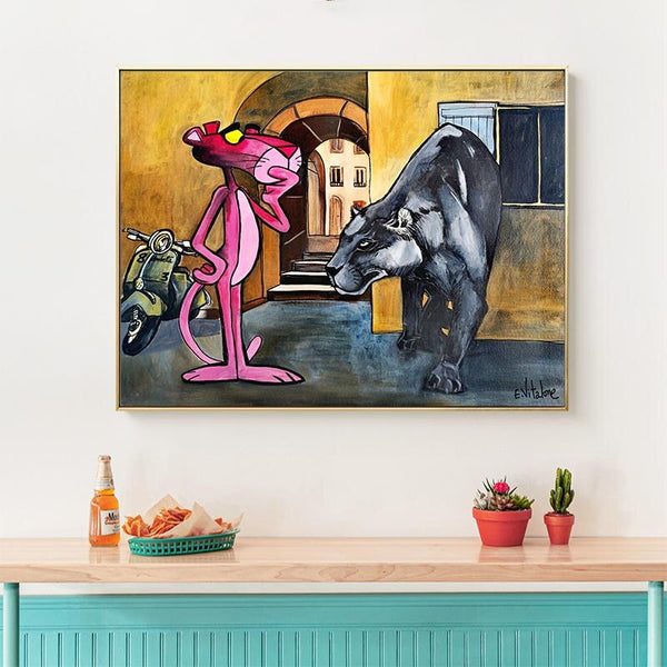 Pink Panther Poster: Unique Art for Fans-Wall Posters