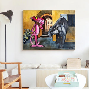 Pink Panther Poster: Unique Art for Fans-Wall Posters