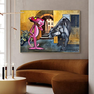 Pink Panther Poster: Unique Art for Fans-Wall Posters