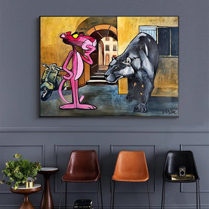 Pink Panther Poster: Unique Art for Fans-Wall Posters