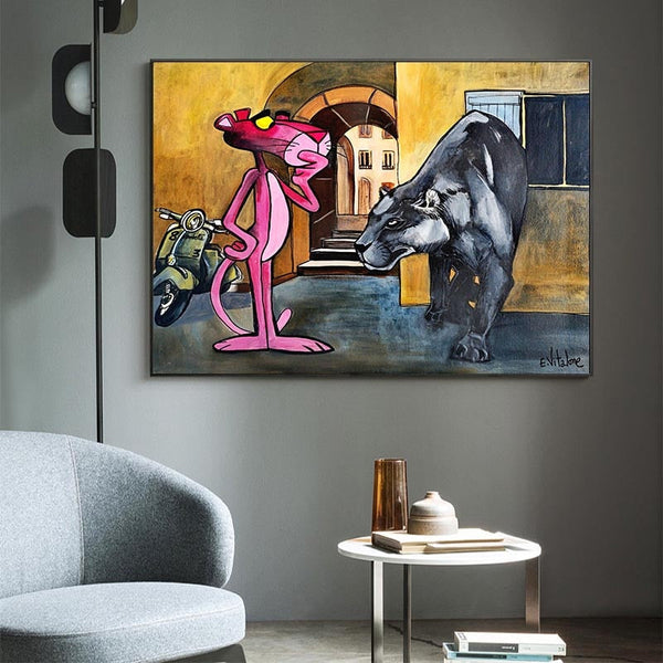 Pink Panther Poster: Unique Art for Fans-Wall Posters