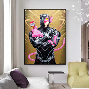 Pink Panther Wall Art – Smoking Art Collection-Wall Posters
