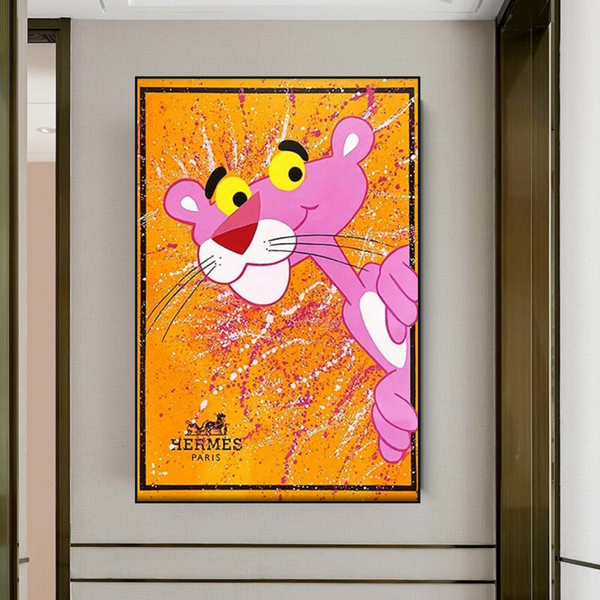 Pink Panther hermes Poster: Stunning Artwork for Sale-Wall Posters