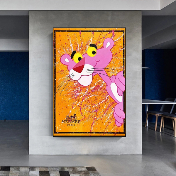 Pink Panther hermes Poster: Stunning Artwork for Sale-Wall Posters