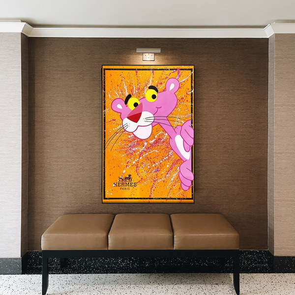 Pink Panther hermes Poster: Stunning Artwork for Sale-Wall Posters
